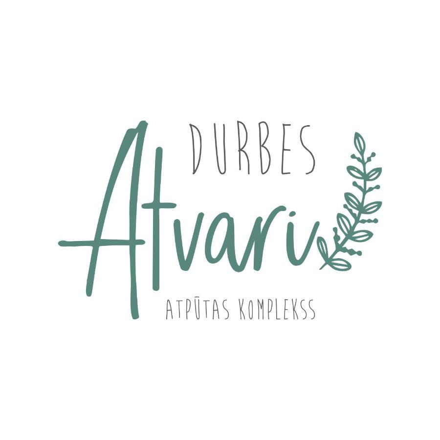 Durbes Atvari - Brivdienu Majas Ar Saunu Экстерьер фото